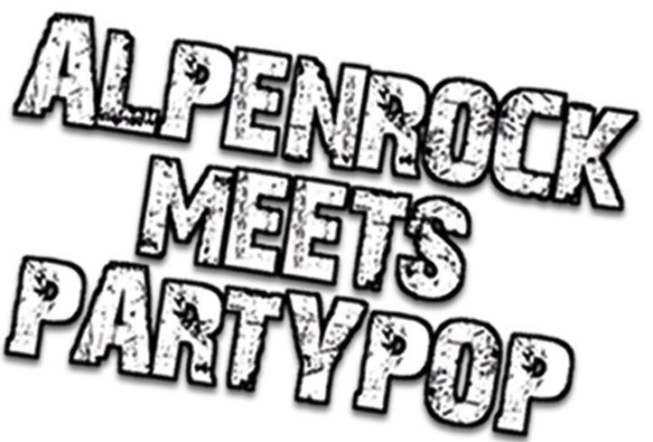 Alpen rock party pop logo