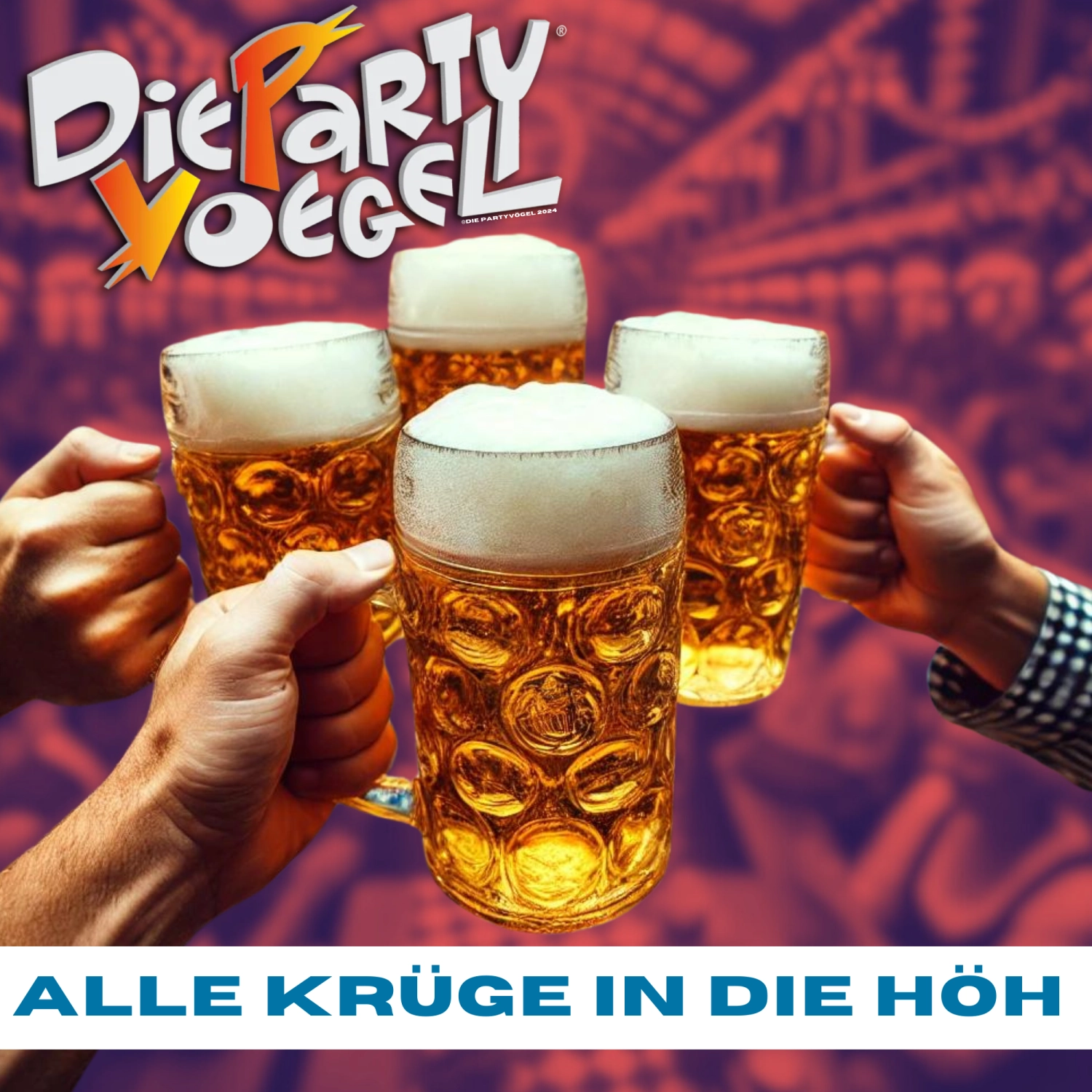 CD-Cover Die PARTYVÖGEL GbR